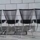 Series 4 chairs black scoubidou