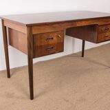Bureau Danois en Palissandre par Arne Vodder 1960.