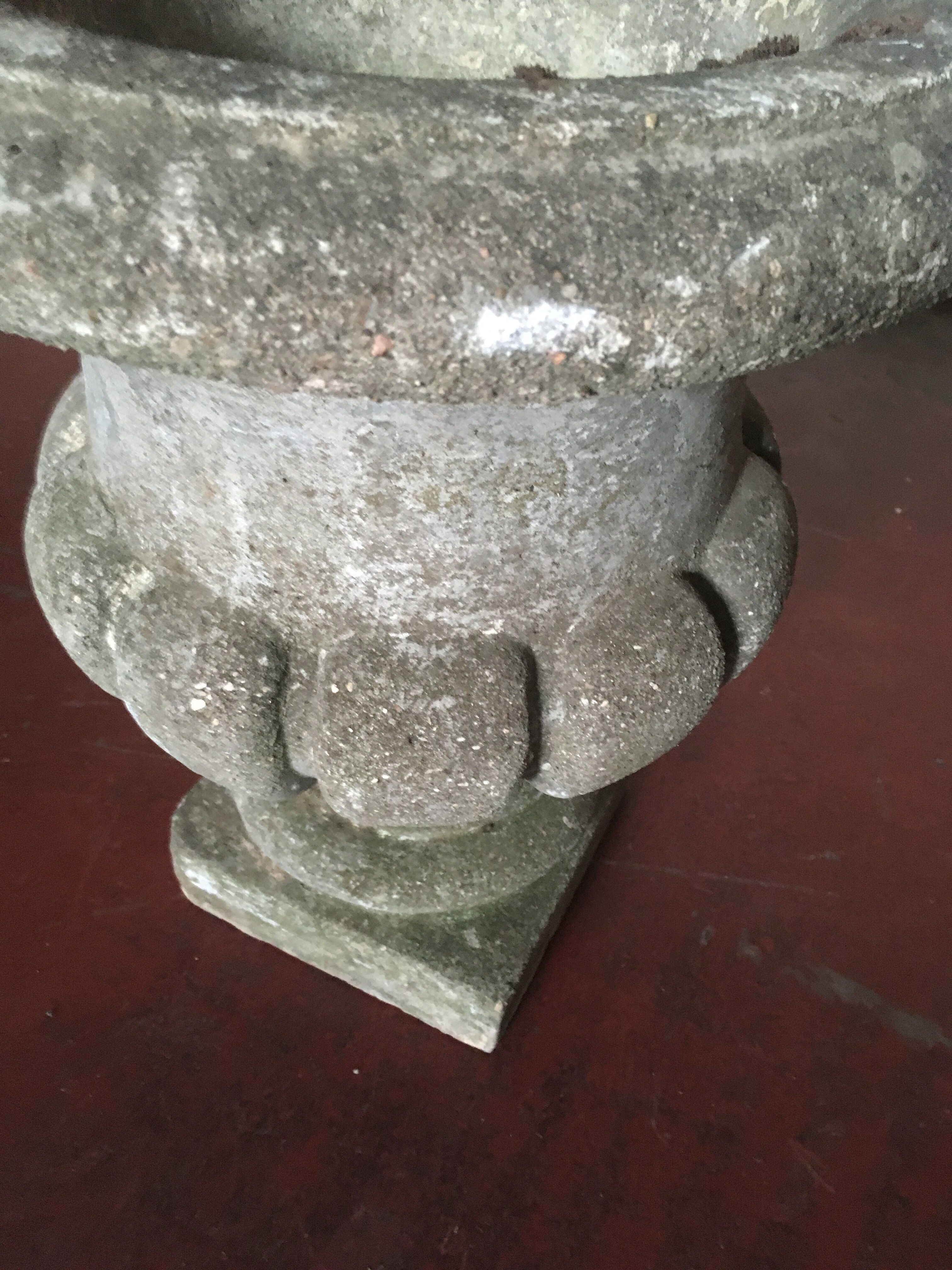 Stone Medici planter , H48cm