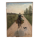 Woman with Donkey, oil on canvas signed 1886
