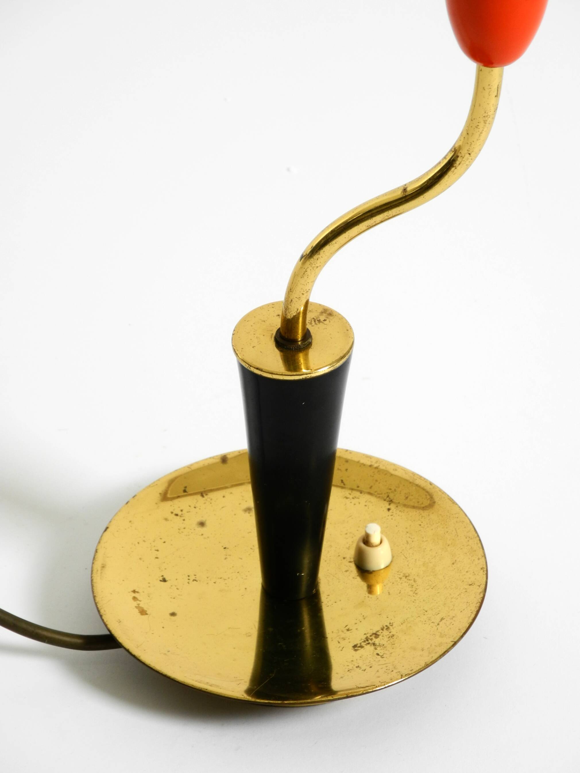 Beautiful original Mid Century Modern brass table lamp