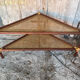 Table Basse Triangulaire Bambou Rotin + Plateaux Cannées Modèle Unique