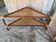 Triangular Bamboo Rattan Coffee Table + Caned Tops Unique Model
