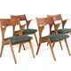 Set of 4 dining chairs 'Engstingen' - new upholstery