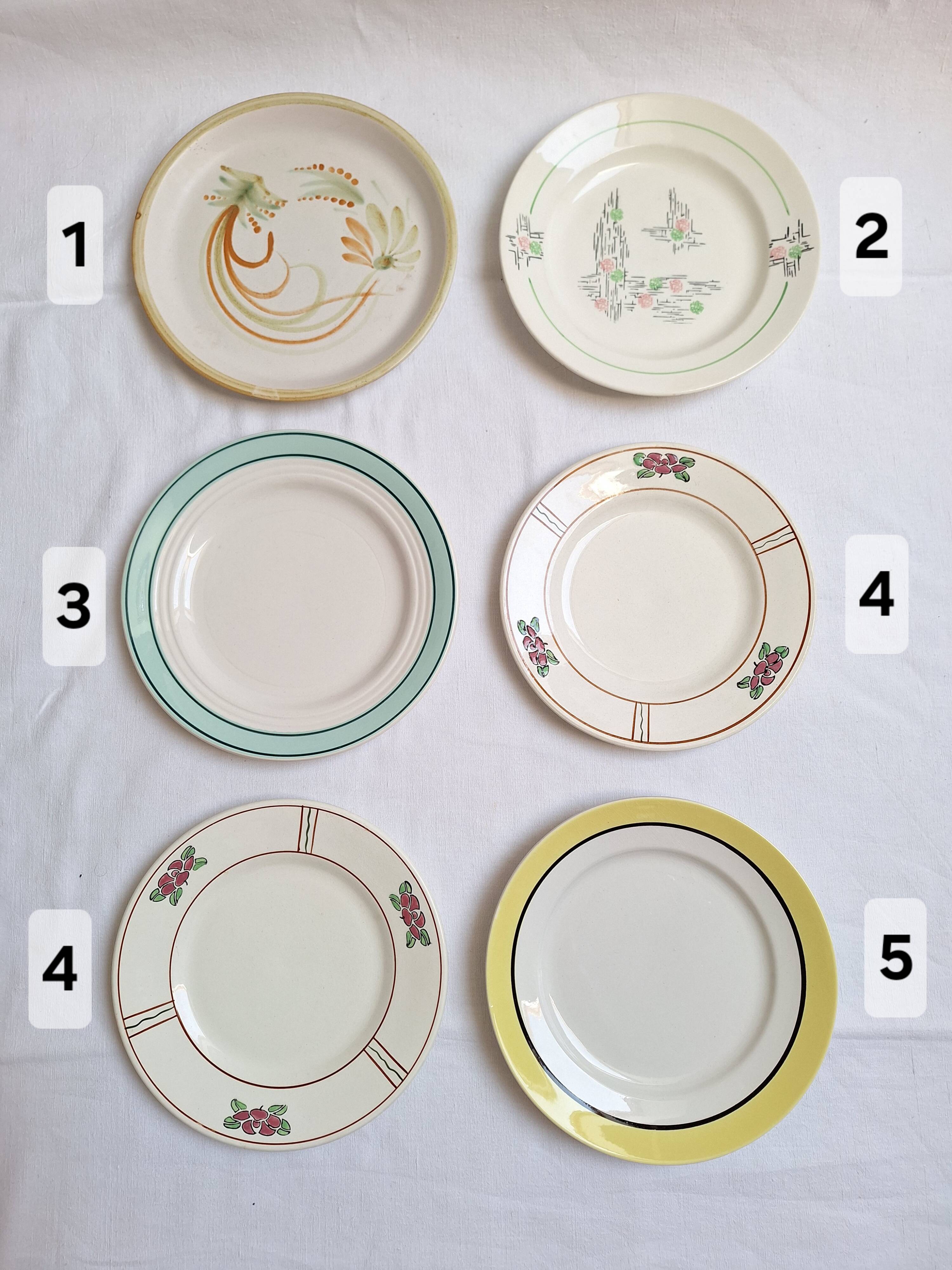Flat plates Henriot, Céranord, Salins, Badonviller