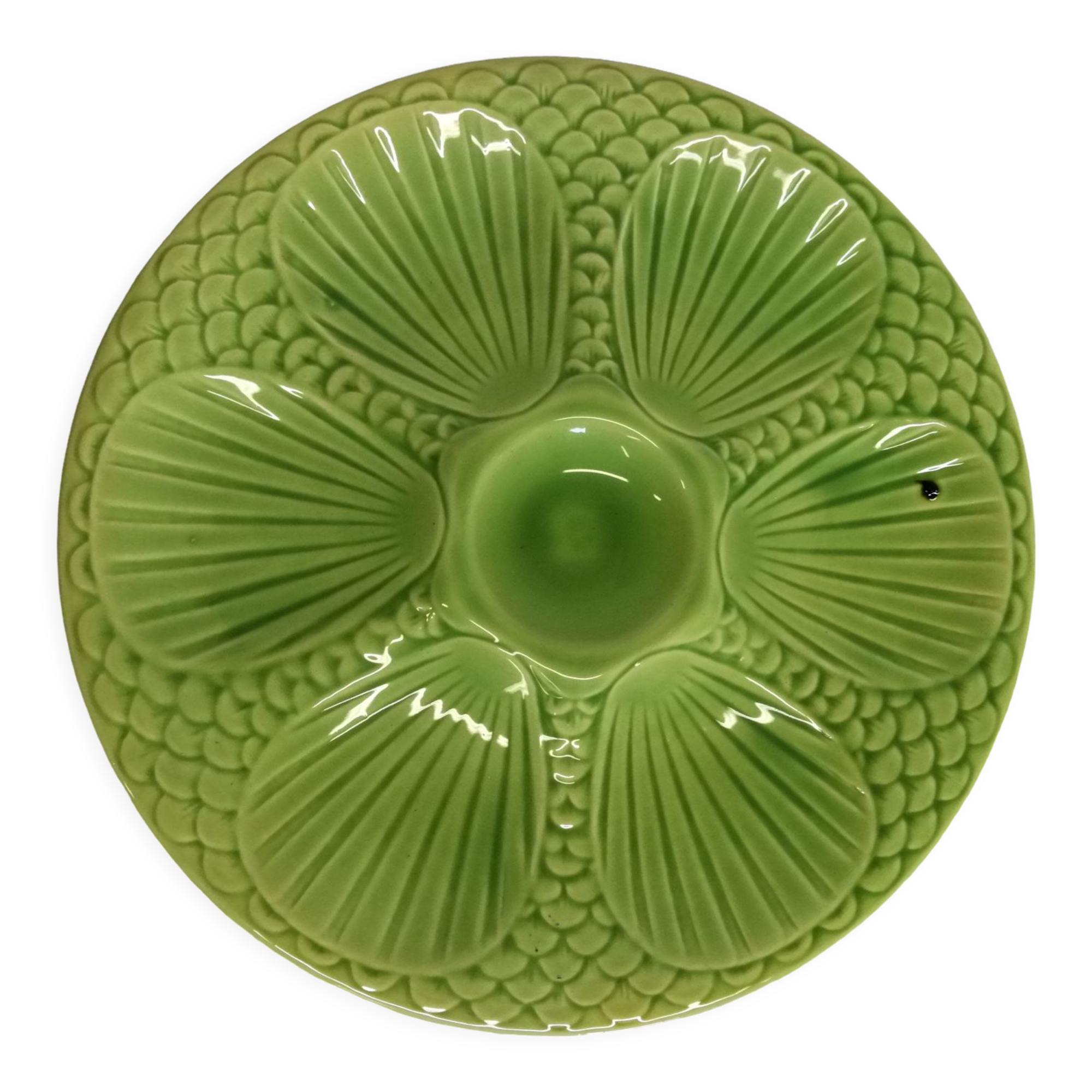 Old oyster plate digoin sarreguemine