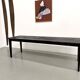 Grande Table de Ferme Années 50 en Bois Brûlé (Shou Sugi Ban) – L245 cm
