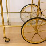 Two-Tier Vintage French Serving Bar Cart