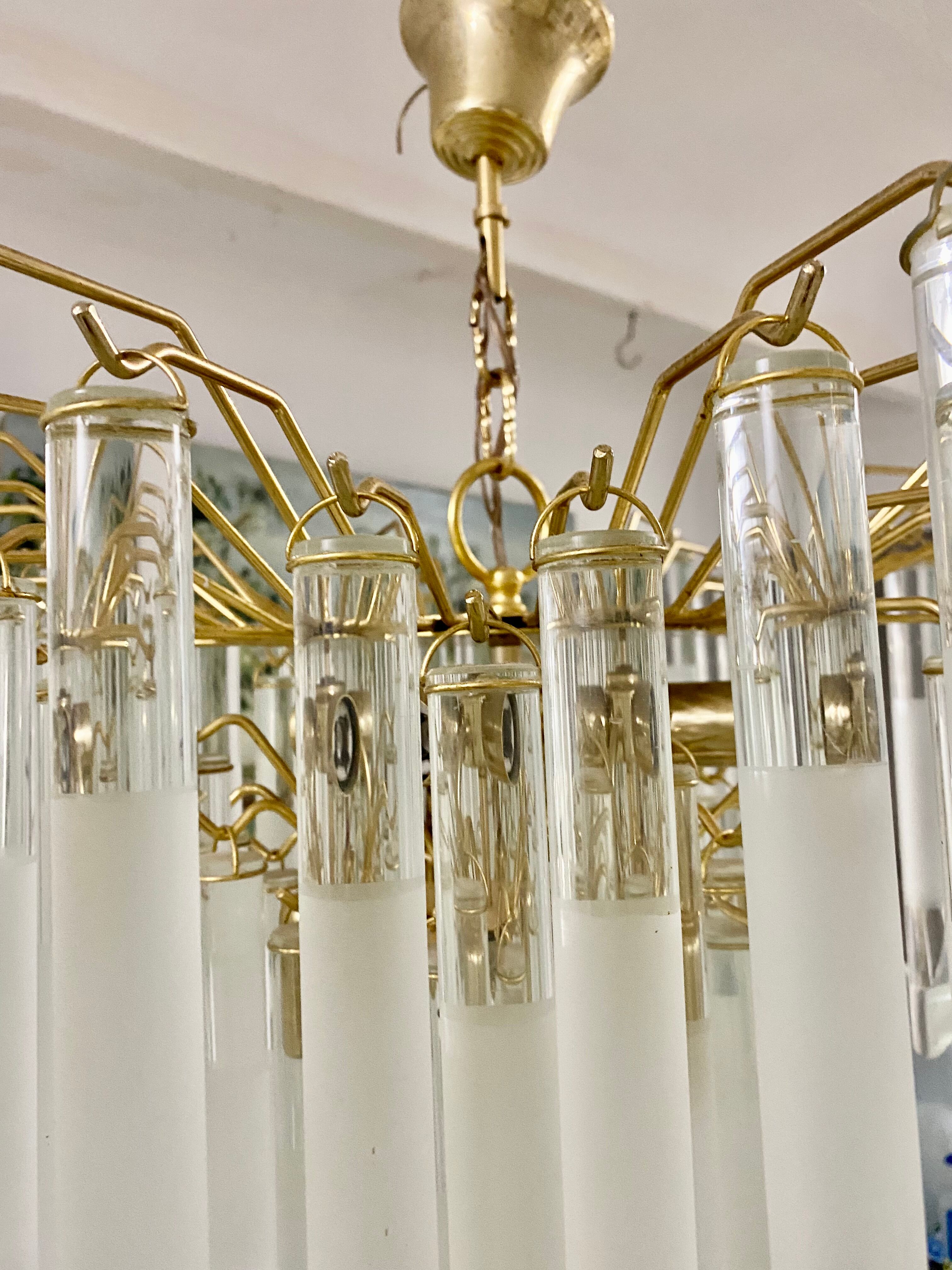 Venini crystal candlestick