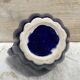 Pichet en barbotine citrouille bleue