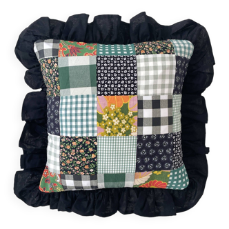 Hi Ginette patchwork cushion