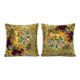 Set of 2 vintage velvet cushion covers 51x51 cm