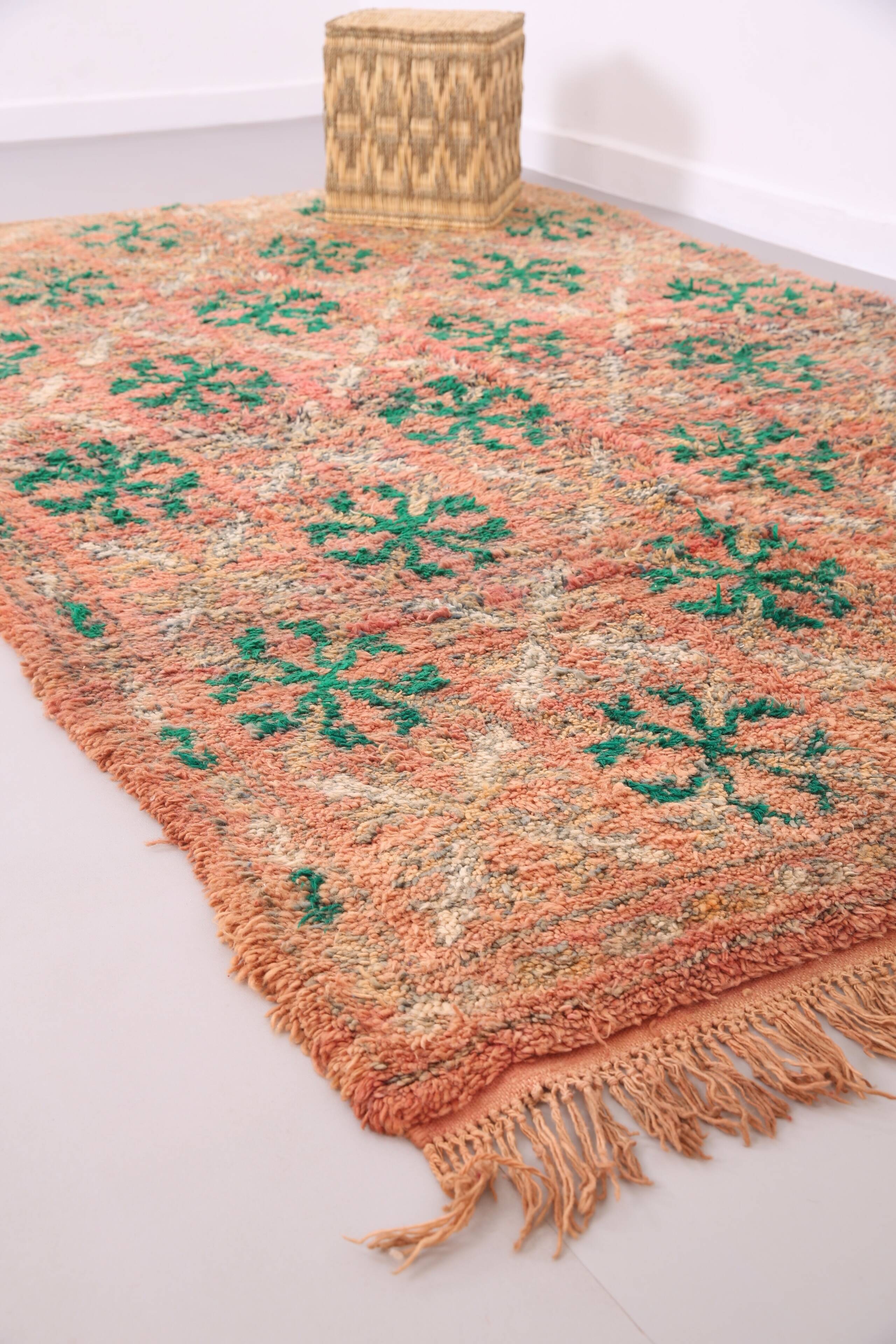 Vintage Moroccan Rug 185 x 290 cm - Old Boujaad Rug - Berber Rug Handmade