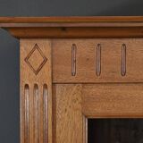 Small Glass-fronted Mahogany Bookcase, Louis XVI style – 1930