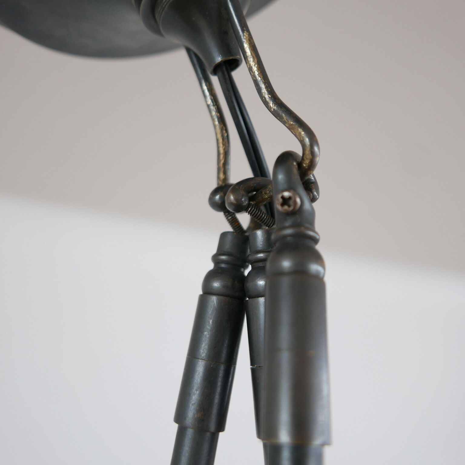 Star shaped mid-century italian chandelier