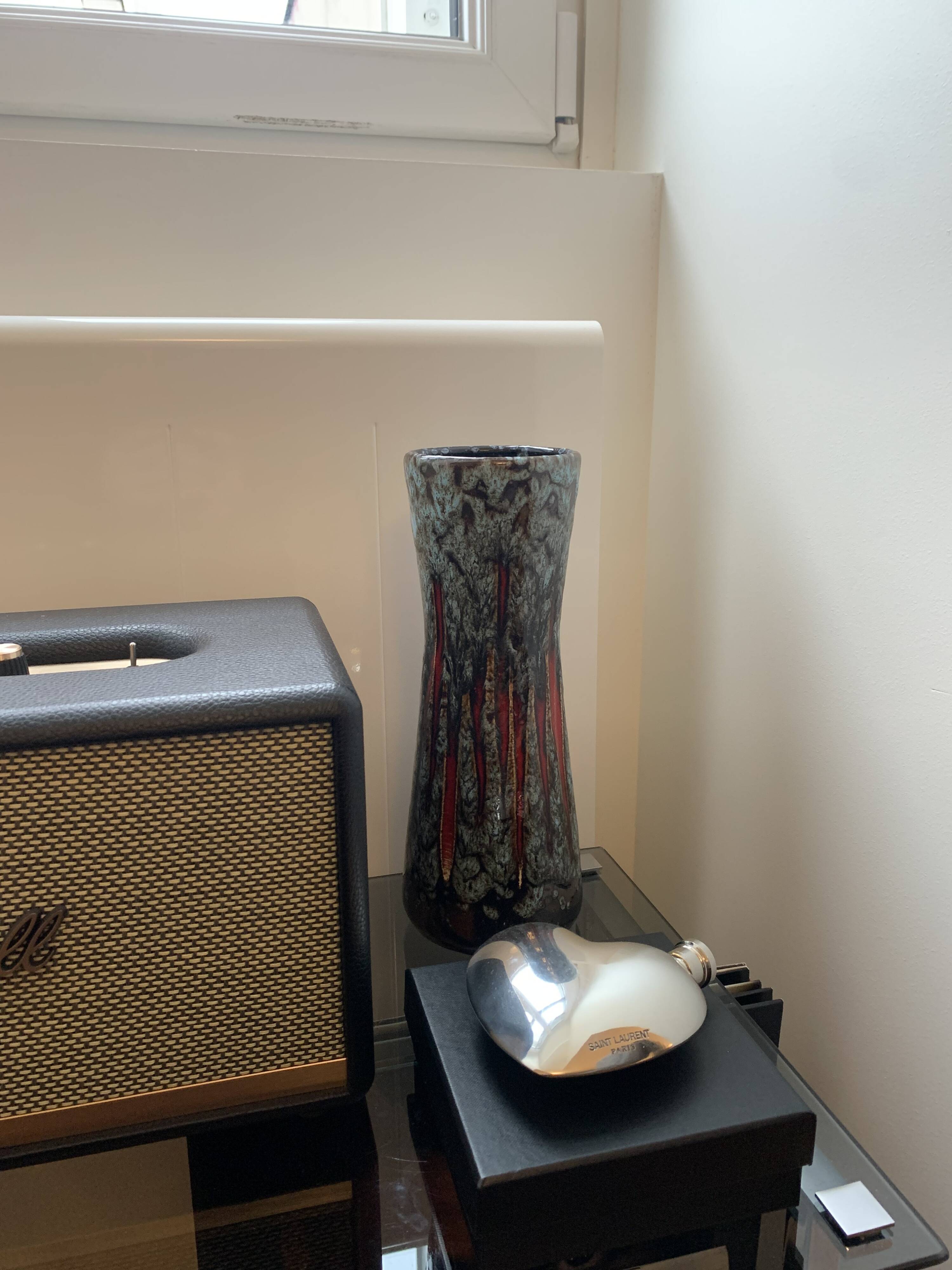 Vintage West Germany Fat Lava Vase