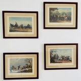 Engravings "The life of a gentleman, in all seasons"