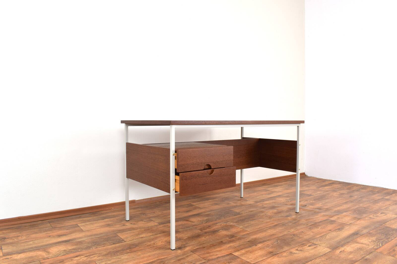 Mid-Century Danish Teak Desk, 1970s.