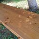 Console pieds fuseau, 3 tiroirs