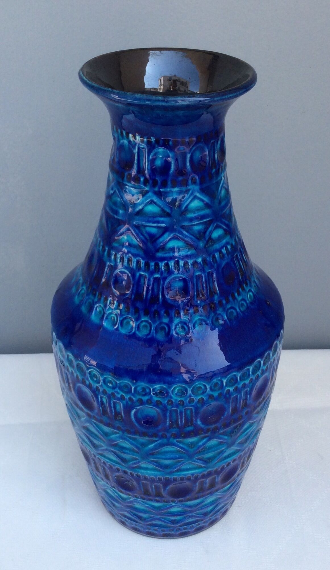 Vase en céramique Bay West Germany, années 60