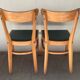 Paire de chaises scandinaves en hêtre massif