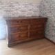 Chest of drawers with 4 drawers in cherry wood