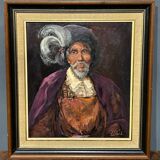 J. Lockers. Portrait d'un chevalier espagnol. Huile sur panneau.