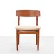 Ensemble de quatre chaises design scandinave danois