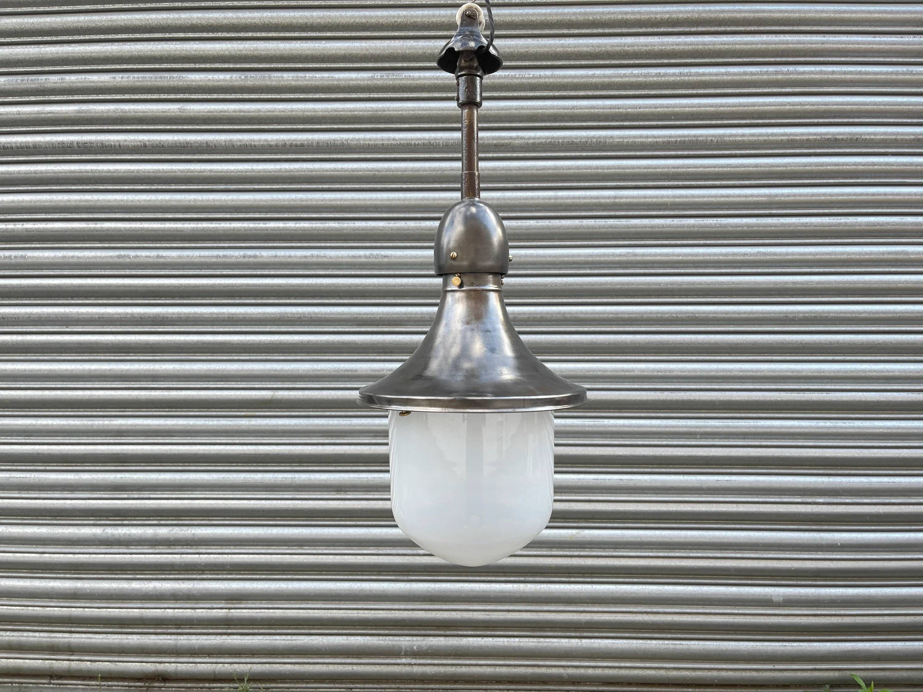 1930s industrial pendant light by Kandem - Körting & Mathiesen Leipzig