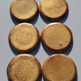 Eight Venetian Florentine coasters