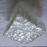 Square glass globe for ceiling light or wall lamp