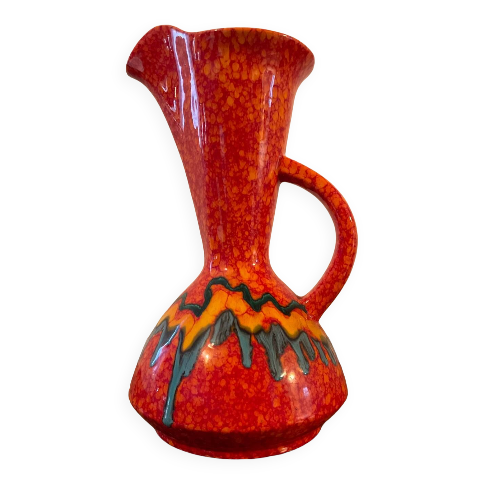 Bertoncello Italy ceramic vase signed