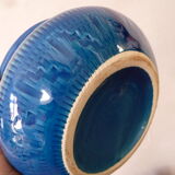 Vase and cache blue pots Bitossi