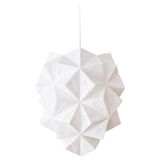 Japanese Style Hand-folded White Paper Pendant Lighting "Amaea"