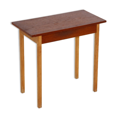 Table de chevet en teck, Glas & Trä , Suède, 1960