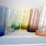 Vintage colorful design glasses year 70-80