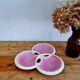 Vintage pink Verceram shell plate in French ceramic.