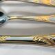 Cutlery set SBS Bestecke Solingen 70 pieces gold plated, vintage