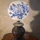 dragon lamp bronze 1900 art nouveau glass replaced very beautiful piece 47x1