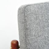 Vintage teak armchairs by Glostrup, 1950s