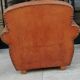 Leather club chair from the 1940s