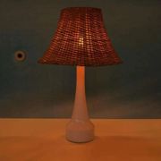 Lampe de table nordique en verre vintage Holmegaard