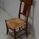 Chaise à langer paillée en merisier, époque directoire - 1ère partie du xixe