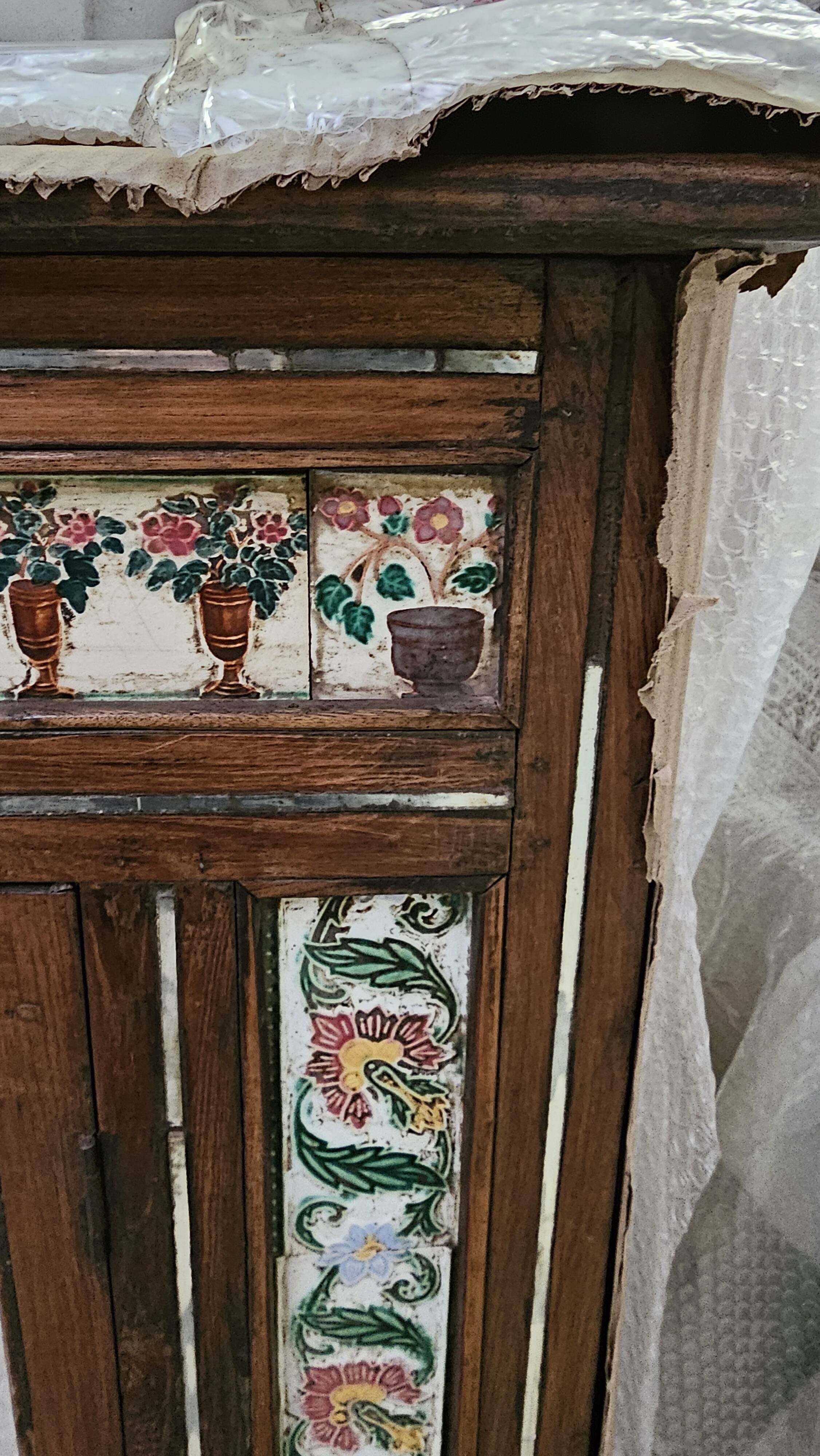 Colonial sideboard in Burmese teak