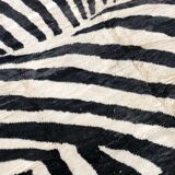 Moroccan berber carpet m'rirt ecru and black 3,43x2,39m
