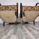 Art deco armchairs by Jindrich Halabala
