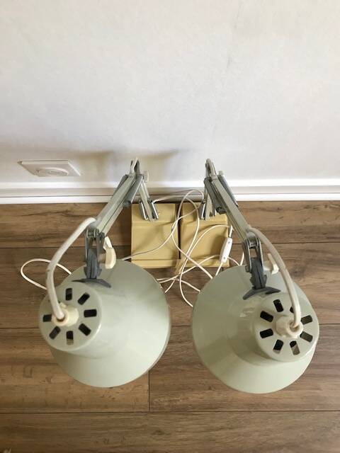 Pair of LED architect lamps