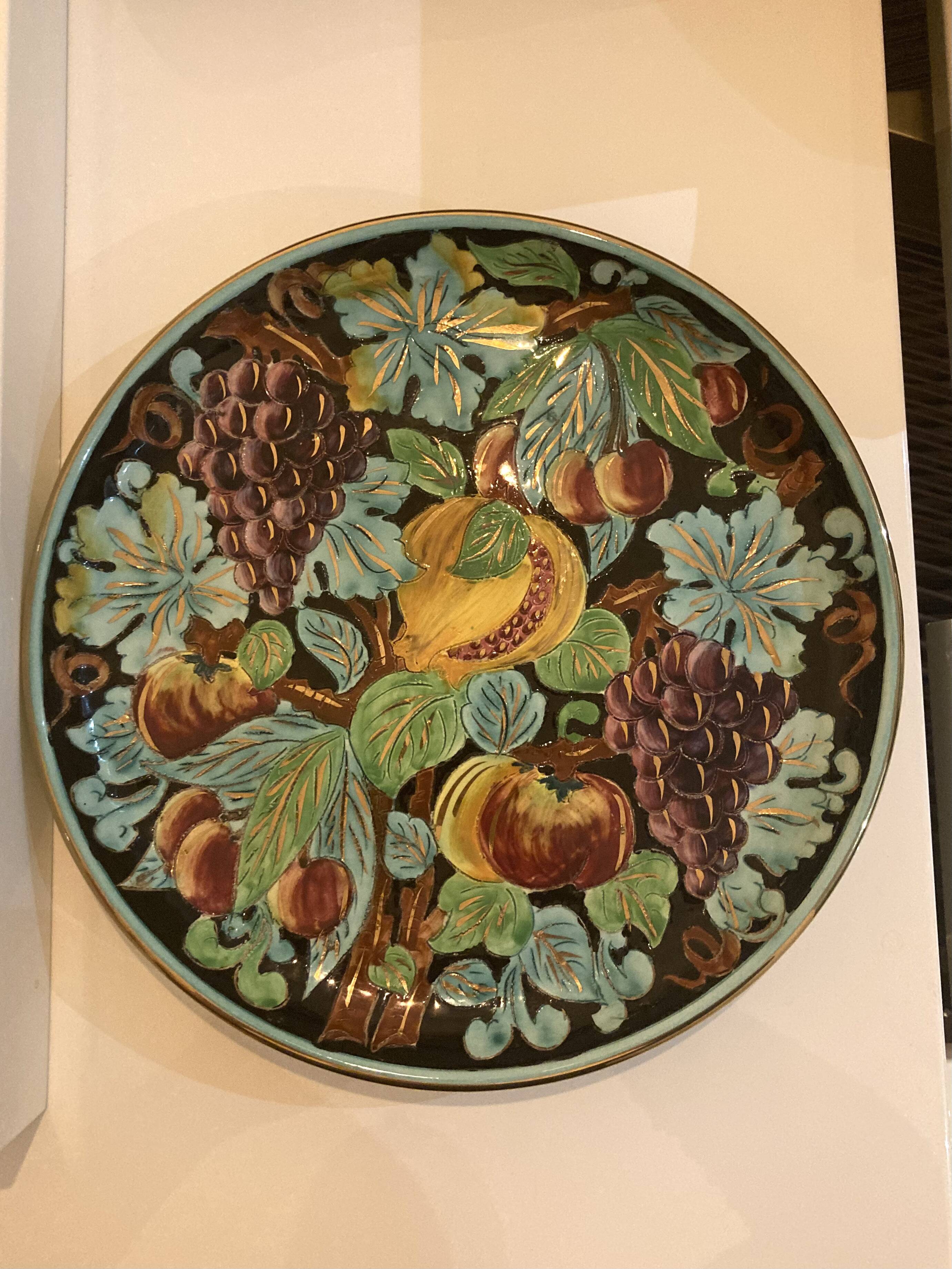 Vintage decorative plate "Cerart Monaco"