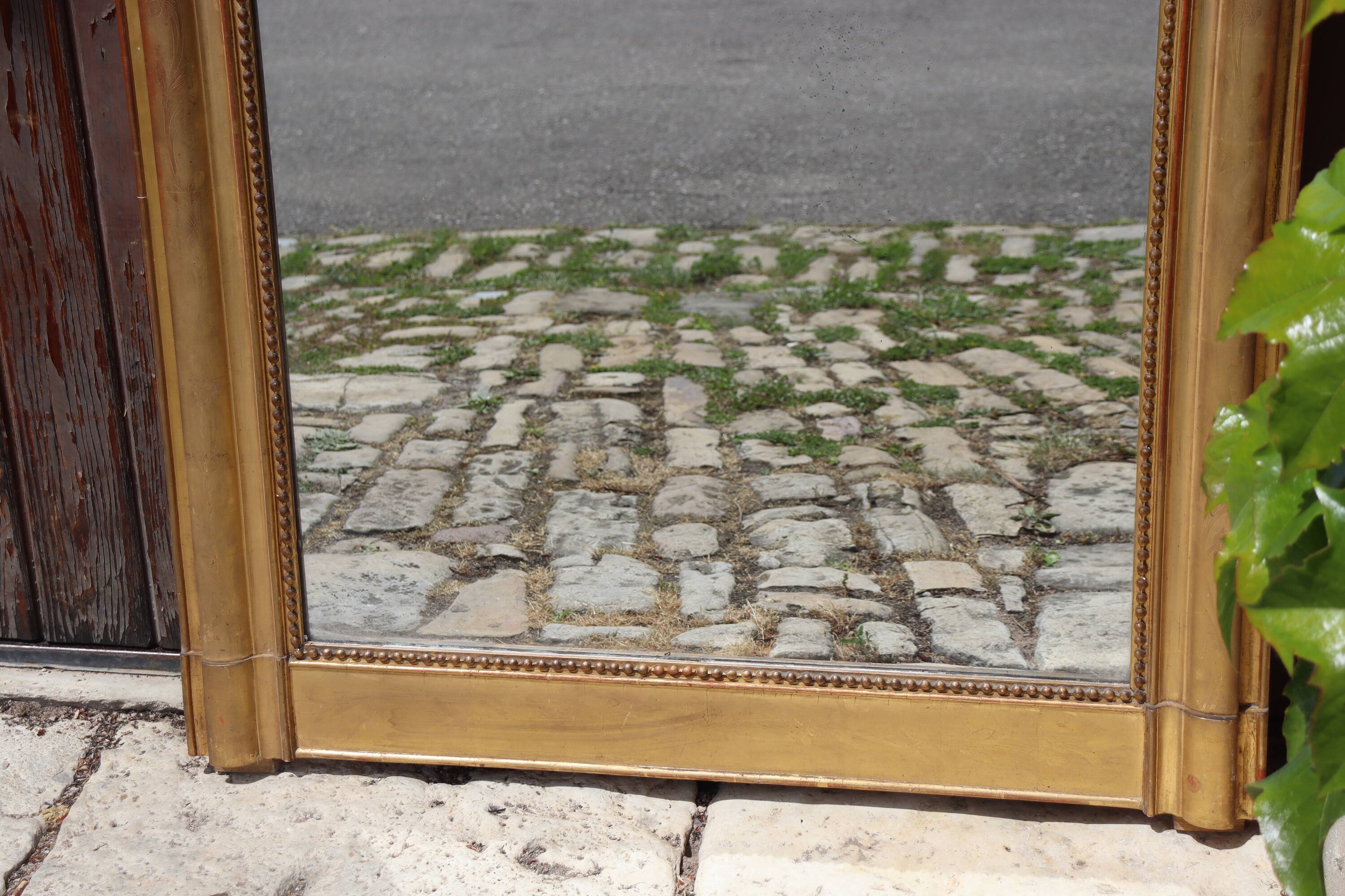 Miroir Louis Philippe Doré