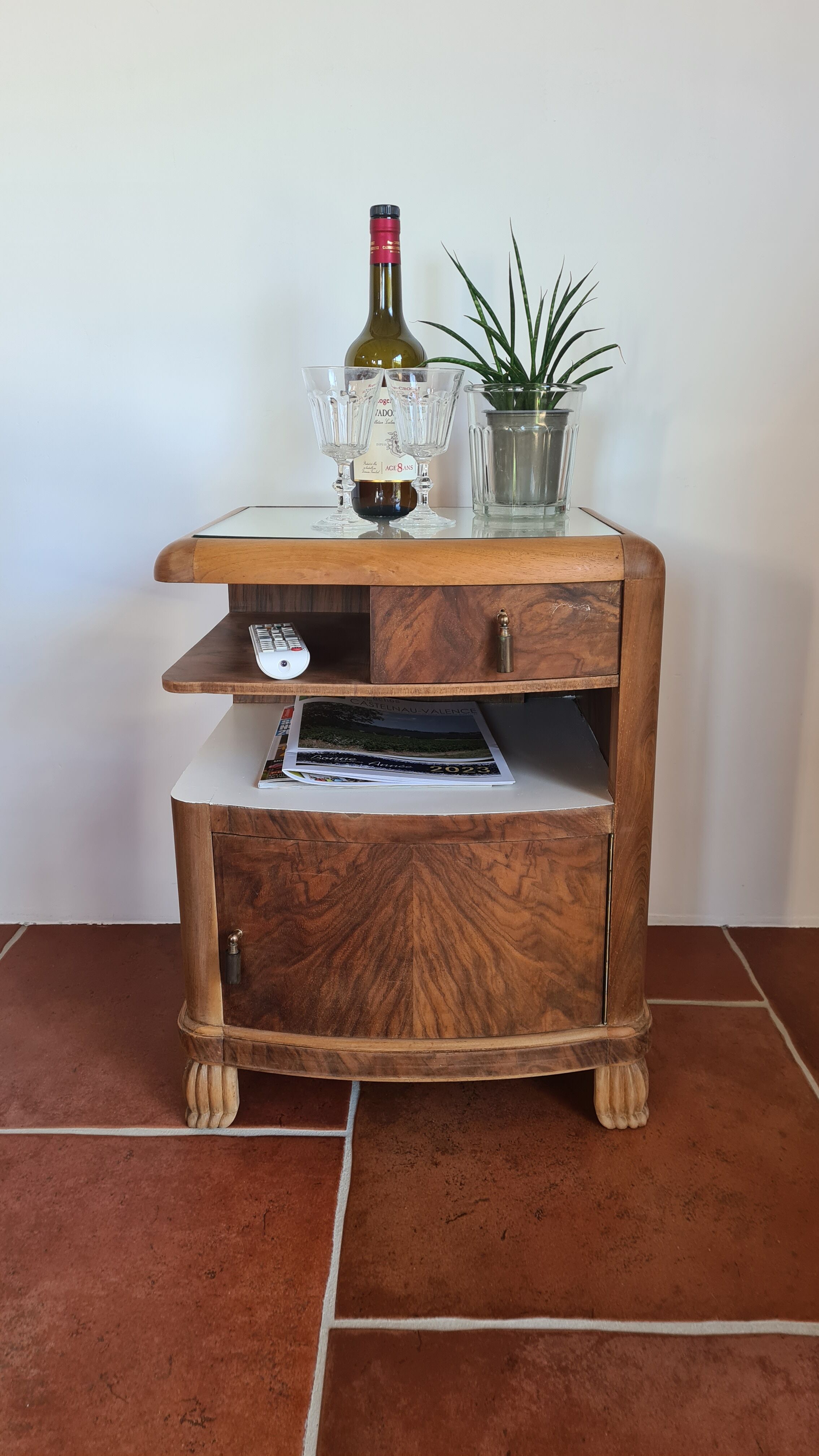 Bedside table or end of sofa